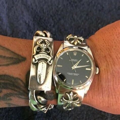 rolex chrome hearts bracelet|Chrome Hearts Rolex watch price.